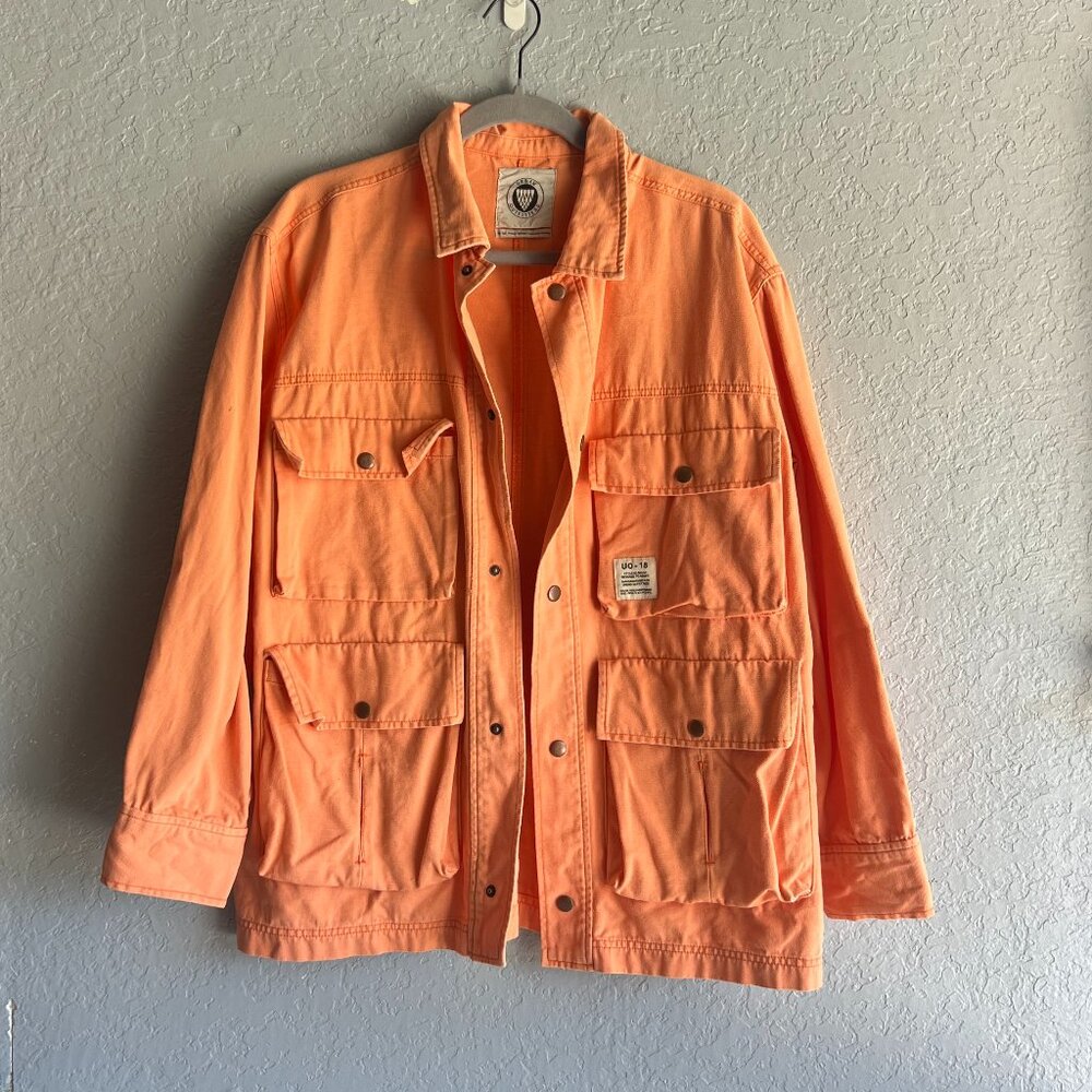 Orange BDG Carpenter Jacket